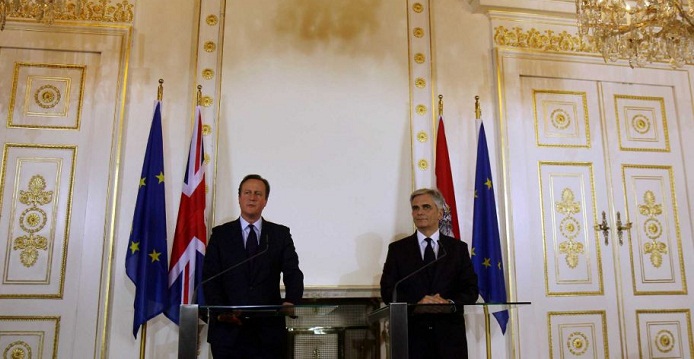 Cameron in Austria: Brits `not happy` with EU status quo